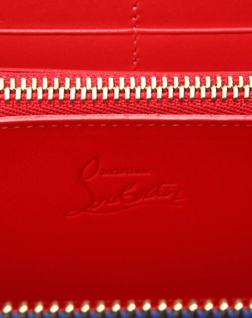 クリスチャン ルブタンコピー 　2015年春夏新作カーフスキン　ラウンドファスナー長財布PANETTONE WALLET CALF PARIS/SPIKES 3135058 M215